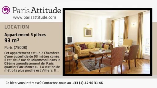 Appartement 2 Chambres à louer - Parc Monceau, Paris - Ref. 2743