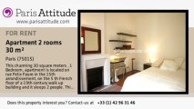 1 Bedroom Apartment for rent - Convention, Paris - Ref. 7697