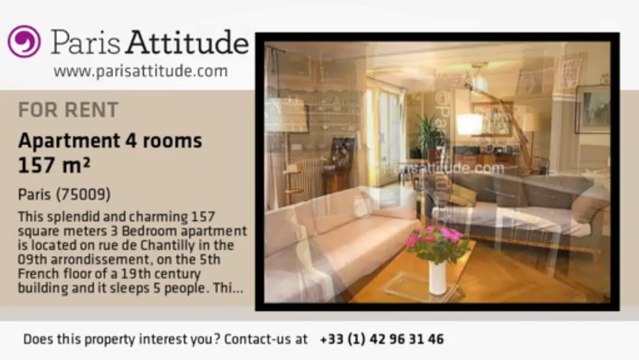 3 Bedroom Apartment for rent - Poissonnière, Paris - Ref. 3685