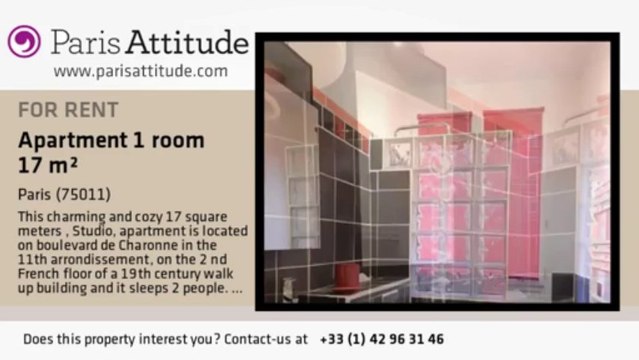 Studio Apartment for rent - Nation, Paris - Ref. 8075