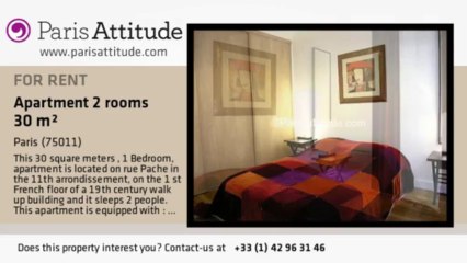 1 Bedroom Apartment for rent - Voltaire, Paris - Ref. 5245