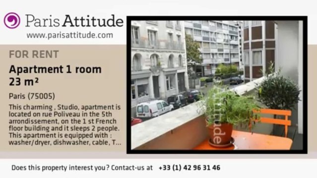 Studio Apartment for rent - Jardin des Plantes, Paris - Ref. 7881