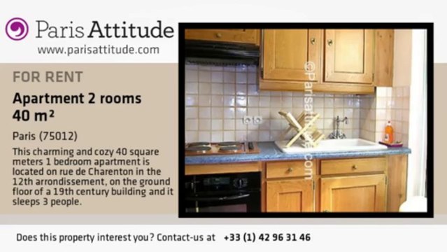 1 Bedroom Duplex for rent - Daumesnil, Paris - Ref. 429