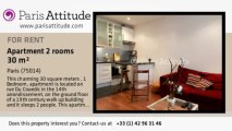 1 Bedroom Apartment for rent - Alésia, Paris - Ref. 8564