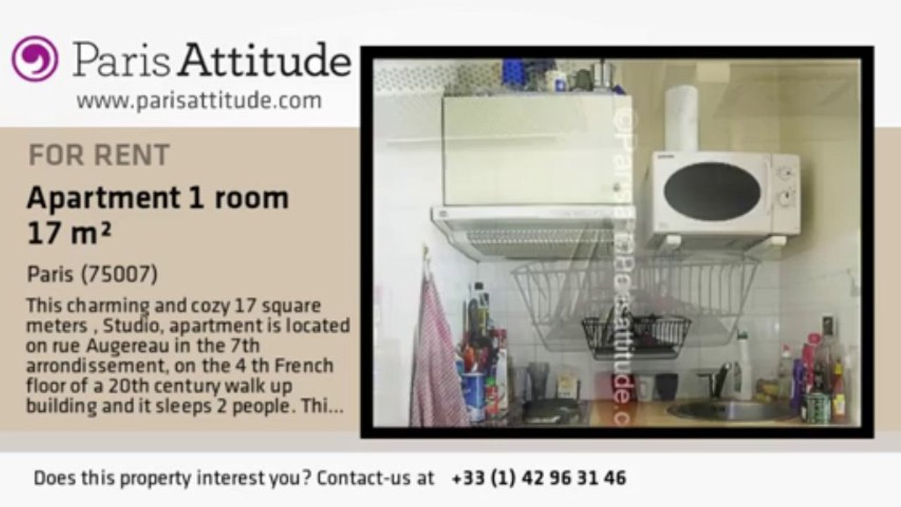 Studio Apartment for rent - Tour Eiffel, Paris - Ref. 6191