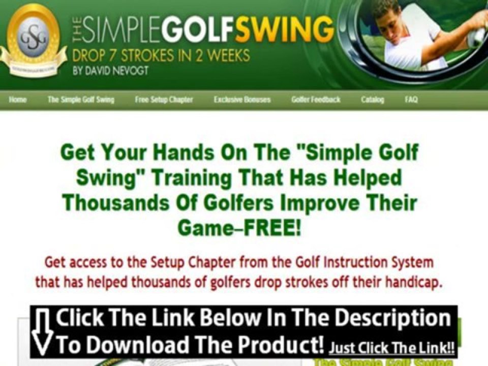 Joe Davidson Simple Golf Swing + The Simple Golf Swing Free Download