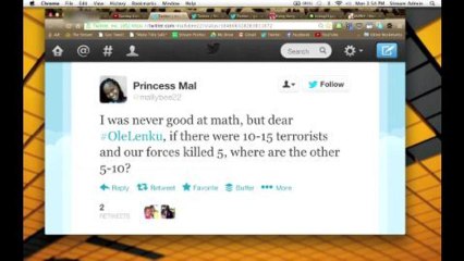 Stream Leads: Kenyans critique minister over Westgate, Hong Kong labour flashmob