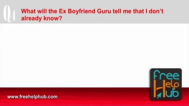 What new things will the Ex Boyfriend Guru tell me? ANSWER