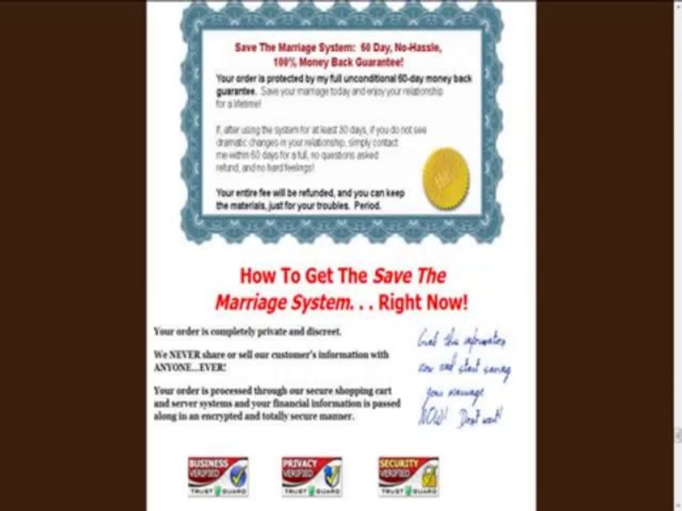 Save The Marriage E-book FREE Download