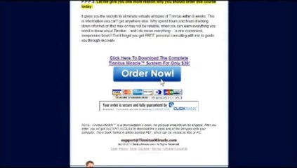 Tinnitus Miracle Review - Tinnitus Relief