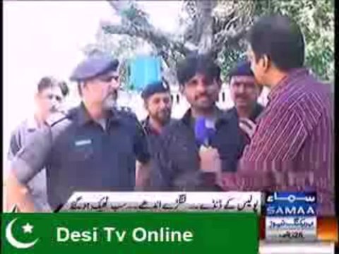 Punjab Police ka gadagaro ke khilaf crackdown. ek andhe bikhari ki Police ko dekh kar benaayi wapis agayi