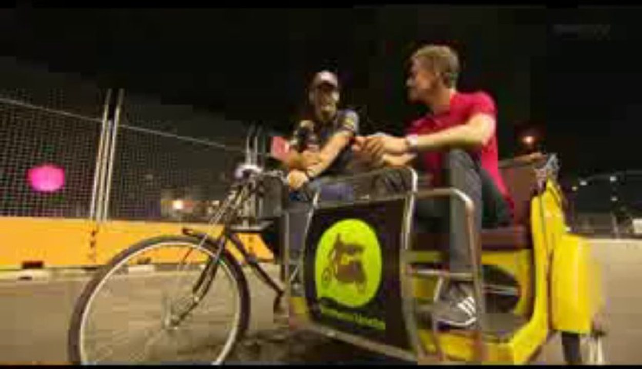 BBC F1 2011: Mark Webber Interview (2011 Singapore Grand Prix)