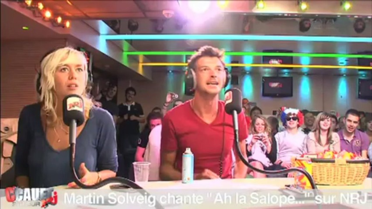 Martin Solveig chante "Ah la salope..." - C'Cauet sur NRJ