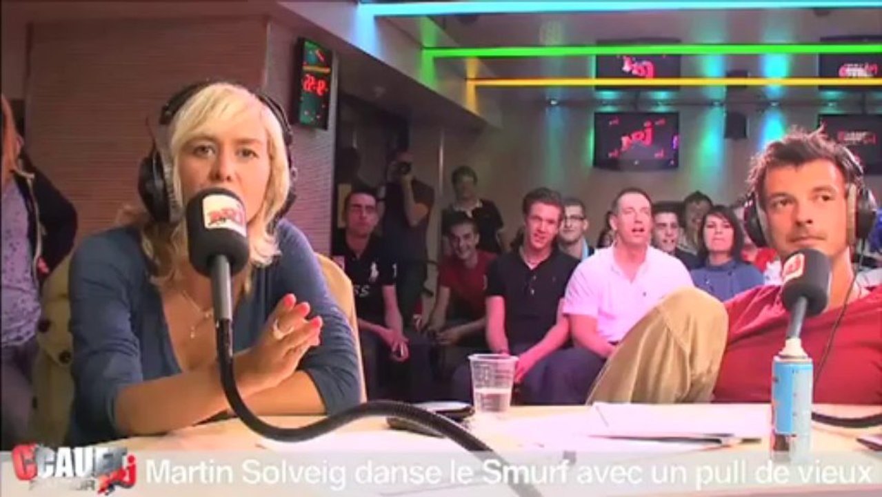 Martin Solveig danse le smurf - C'Cauet sur NRJ