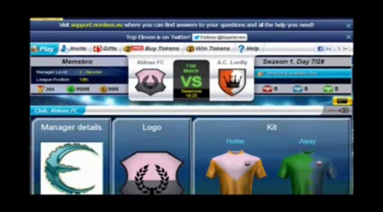 Top Eleven Football Manager Hack | Pirater [FREE Download] October 2013 Update