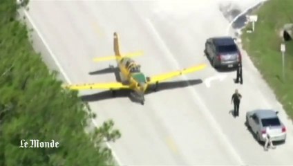 Un avion se pose en catastrophe dans la campagne américaine