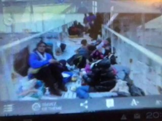 Des migrants syriens en greves de la faim veulent passer en Angleterre