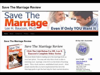 How To Save Your Marriage - Save The Marriage - Save My Marriage Today