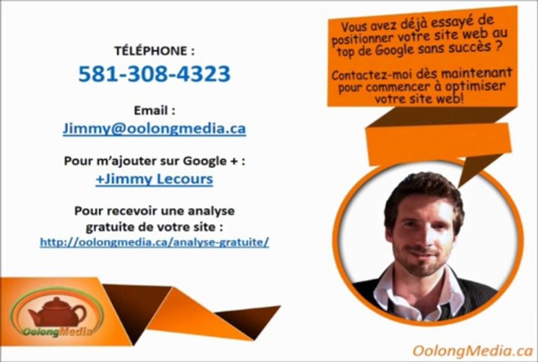 Référencement Google à Québec - 581-308-4323