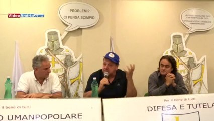 I rappresentanti nazionali del Movimento dei Forconi ad Andria