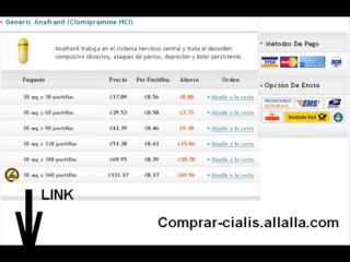 Donde comprar Anafranil 75 efectos secundarios (Clomipramine HCI)