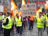 Quimper : Manif des agents des écoles