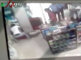 Caught on camera: Woman stabbed to death as police stand by watching