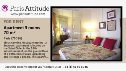 2 Bedroom Apartment for rent - Trocadéro, Paris - Ref. 1395