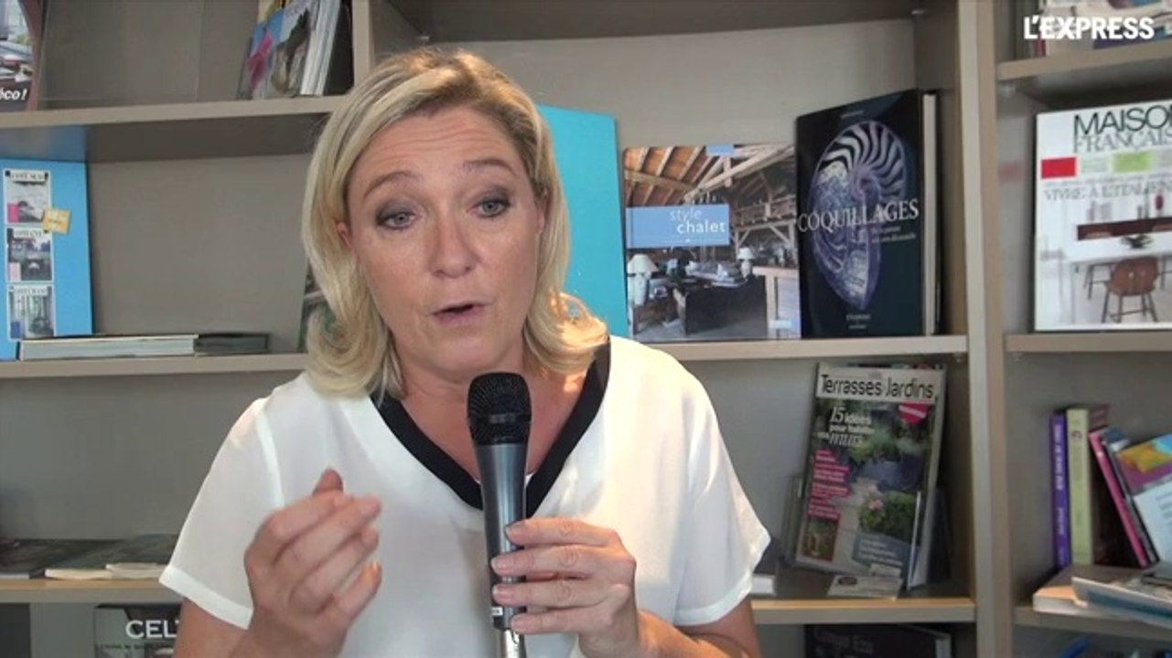 FN: "Nous ne sommes pas à la droite de la droite", selon Marine Le Pen