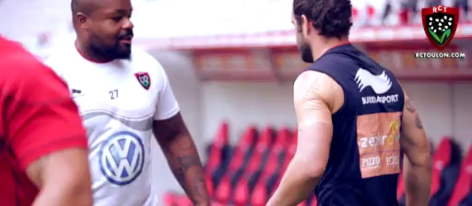 Premier entraînement du RCT à Nice