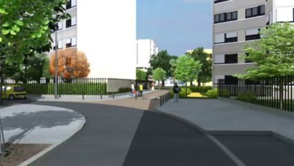 Projet de place urbaine, quartier Galathée à Deuil-La-Barre