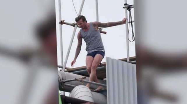 David Beckham Strips to His Boxers For Action-Packed H&M Advert