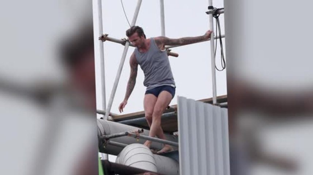 David Beckham Strips to His Boxers For Action-Packed H&M Advert