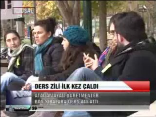 DERS ZİLİ İLK KEZ ÇALDI