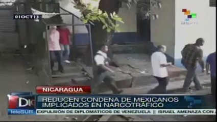 Nicaragua: reducen condena de mexicanos acusados de narcotráfico