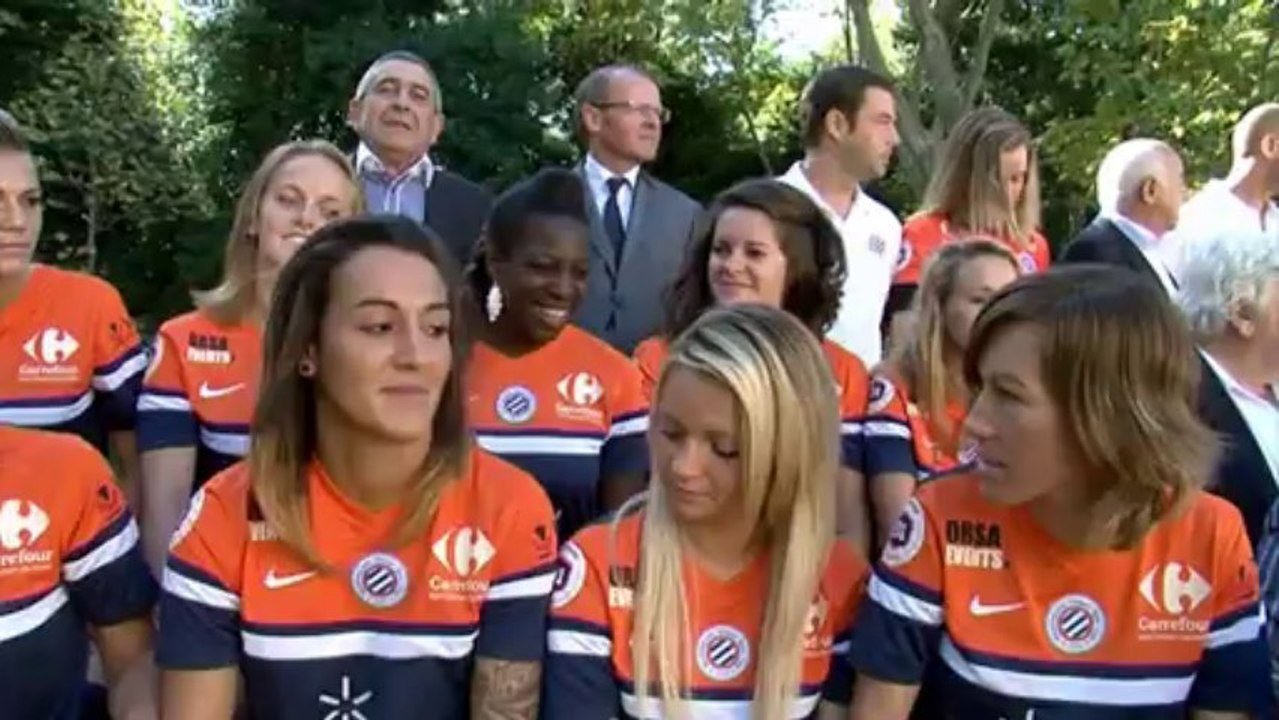 Photo officielle des féminines MHSC 2013/14
