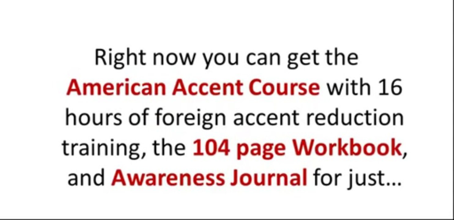 The American Accent Audio Course