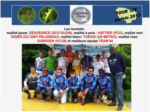 Remise des récompenses TIDF 2013