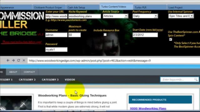 Commission Killer Bonus - Members Area Tour