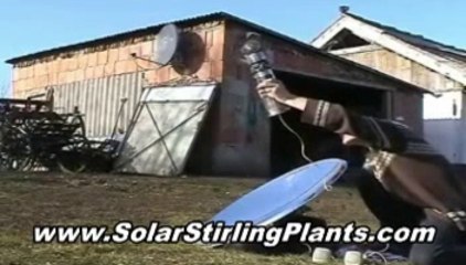 Amazing Solar Stirling Plant Review For Free Energy
