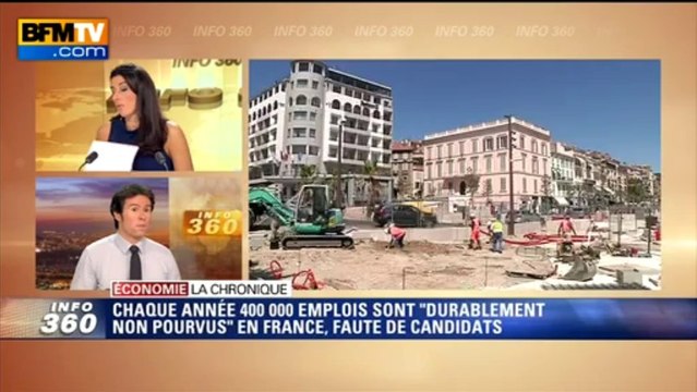 L'éco du soir: Chaque année, 400.000 emplois sont durablement non pourvus en France, faute de candidats - 02/10