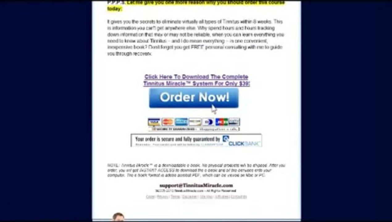 Ringing In Ears Treatment | Tinnitus Miracle Review