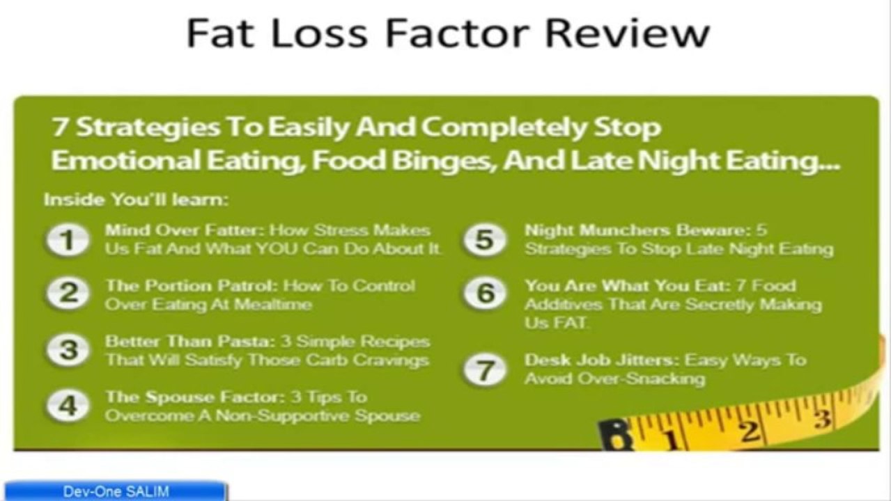 Fat Loss Factor Review