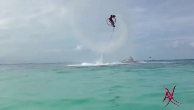 Double backflip en flyboard - Aaron Gould