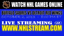 Watch Buffalo Sabres vs Detroit Red Wings 