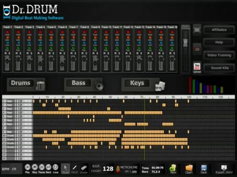 Dr Drum Beat Making Software - Make Sick Beats - Dubstep, Rap, Hip Hop