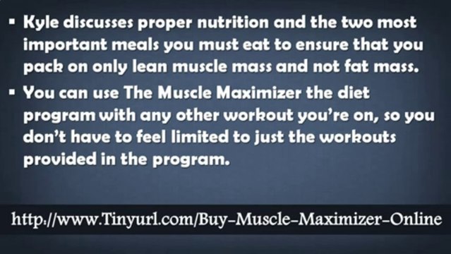 The Muscle Maximizer Fitness Program - The Muscle Maximizer Download