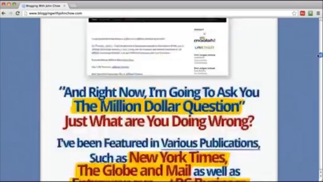 Blogging with John Chow Review - Blogging with John Chow a Scam