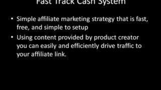 Fast Track Cash Introduction