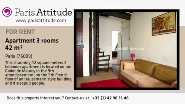 2 Bedroom Duplex for rent - Madeleine, Paris - Ref. 172